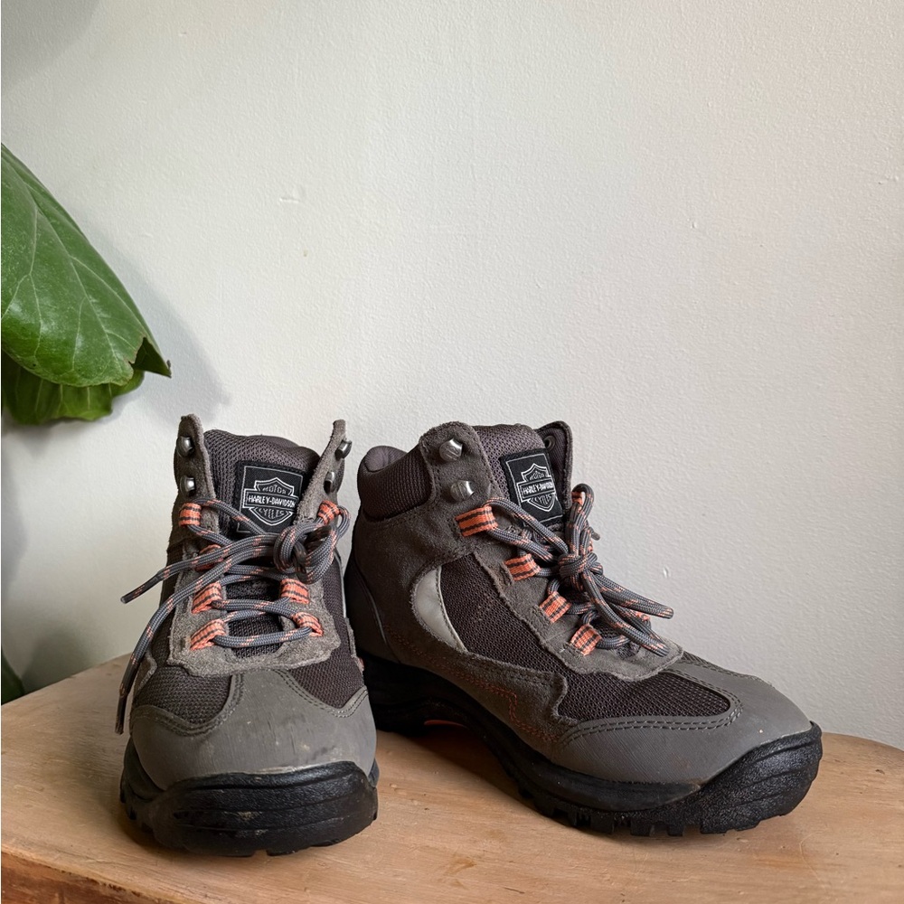 Harley-Davidson Gray and Black mesh  Men's Hiking Boots